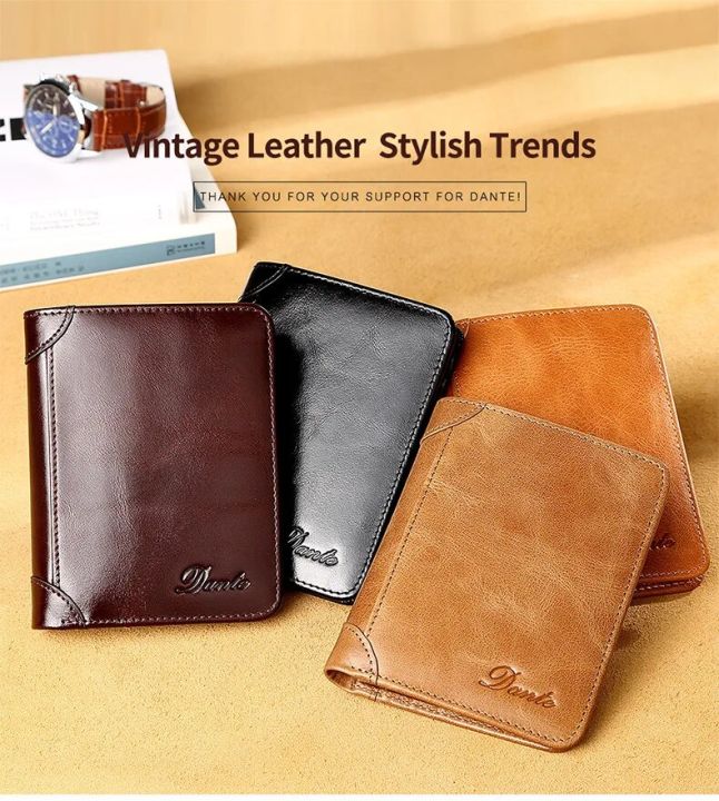 Dante%20Classic%20Retro%20Style%20Wallet%20100%25%20Genuine%20Leather%20Men%20Wallets%20Short%20Male%20Purse%20Card%20Holder%20Wallet%20Men%20Fashion%20High%20Quality%20-%20Image%204