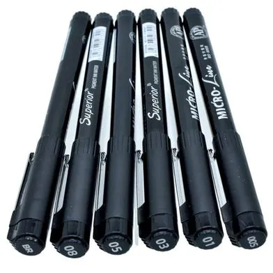 Superior%20Fineliner%20Pen%20Set%206%20Pcs%20Sizes%20005,%2001,%2003,%2005,%2008%20&%20BR%20for%20Drawing%20&%20Sketching%20-%20Image%203