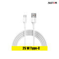 25W Fast Charging Cable – Standard USB Cable for Android & Smart Phones. 