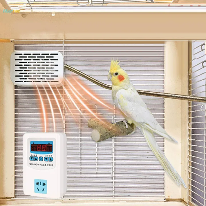 Bird%20Cage%20Heater%20Adjustable%20Temperature%20for%20Parakeets%20Reptiles%20Turtles%20White%20thermostat%20-%20Image%203