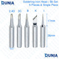 Soldering Iron Head Set 5Pcs Kd 900M Inside Hot Bare Copper Electric Soldering Iron Bit Tip Dunia Bd - Soldering Iron. 