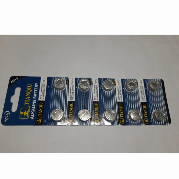 TIANQIU/TOP%20POWER%20AG13/LR44H/357A%20ALKALINE%201.55v%20BUTTON%20CELL%20BATTERY-10%20PCS%20-%20Image%205