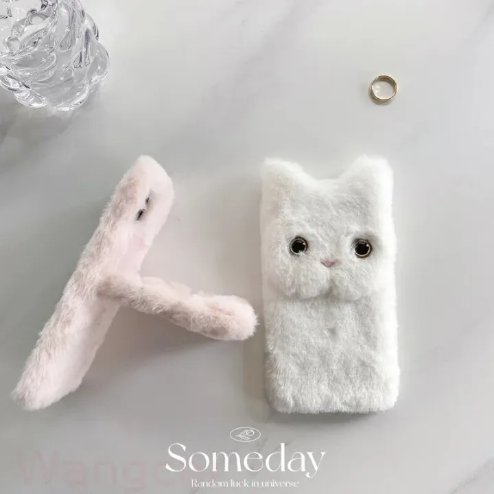 Cute%20Cat%20Ears%20Phone%20Case%20For%20Vivo%20Y17S%20Y27%204G%20Y78%20Y78+%20Y36%205G%20Y27%205G%20V29%20Pro%20V29E%20V29%20Lite%20Y35%20Plush%20Back%20Cover%20-%20Image%202