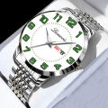【Hengli jewelry story】Large Digital Fully Automatic Mechanical Watch Fashion Week Calendar Luminous High-end Men's Watch.