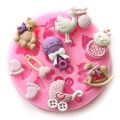 3D Baby Clothes Shower DIY Silicone Mold Fondant Kitchen Cake Decorating Molds for Chocolate Mould Baking Tools.