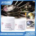 Private Label Jaysuing Powerful All-purpose Kitchen Cleaner Rust Heavy Oil Remover Cleaning Powder. 