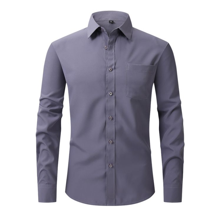 Men's%20Luxury%20Brand%20Business%20Shirts%20Royal%20Blue%20Elastic%20Social%20Long%20Sleeve%20Shirt%20Dress%20Button%20Breathable%20Formal%20Stretch%20Blouse%20-%20Image%204