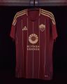 AS Roma 2024/25 Home Kit Fan Edition Short Sleeve Jersey. 