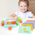 Fraction Math Manipulatives Set, Add Subtract Math Manipulatives Blocks Toy for Education. 