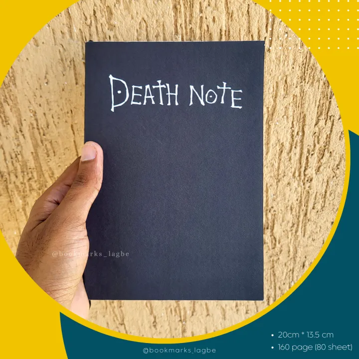 Death%20Note%20Medium%20Notebook%20(7.9"*5.4"%20%20%20A5%20size)%20-%20Notebook/sketchbook/sketchpad%20for%20drawing,%20sketching,%20writing%20with%20classic%20look%20-%20Image%203