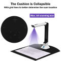Document Camera for Teachers, Portable USB Document Camera Scanner with Stand 8MP HD A4 Format Cam Photo Scanner.