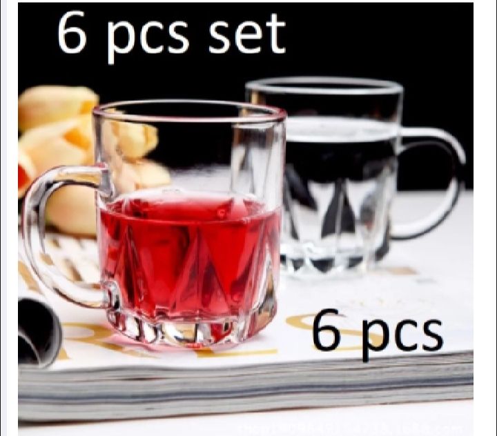 Everyday%20Use%20Good%20Quality%20Tea%20coffee%20Cup%20set%20Crystal%20Clear%20transparent%20Beautiful%20unique%20design%20Premium%20Cup%20Set%206%20Piece%20180%20Ml%20-%20Image%202