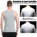 3Pieces/Lot Seamless Sleeveless Undershirt Tank Top Men Fitness Shirts Mens Bodybuilding Workout Vest Factory Outlet V Neck. 
