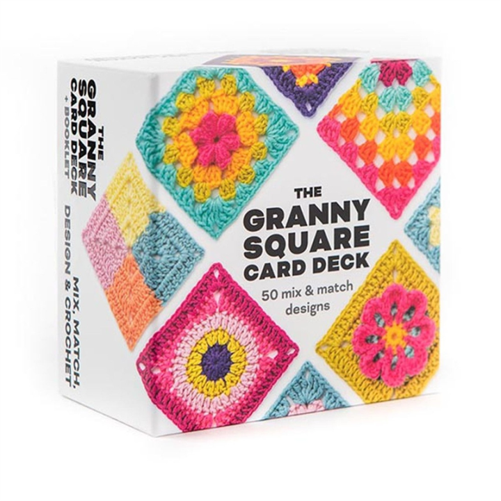 50PCS Mix & Matchs Design the Granny Square Card Decks,Knitting Kit