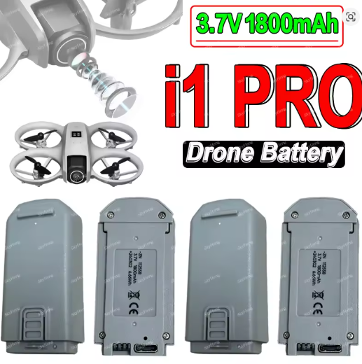 1pc Original Battery for i1PRO Drone, 3.7V, 1800mAh, for i1 PRO RC, Replacement Battery for Quadcopter, i1PRO Accessory Parts s360