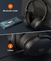 INFURTURE H1 Active Noise Cancelling Headphones,Wireless Over Ear Bluetooth Headphones, Deep Bass Headset, Low Latency, 40H PLAY. 