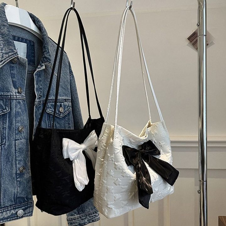 Fashion Large Capacity Bow Handbag Korean Style Shoulder Bags