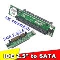 2.5" Ide Female Hdd Ssd To 44 Pin Sata Adapter Converter 1.5gbs Serial Adapter Converter Ata 133 100 Hdd Cd Dvd Serial Hard Disk. 
