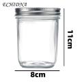 Nut Storage Container Large Capity Glass Sealed Jar with Airtight Lid Multifunctional Storage Container for Fruit Jam Nuts Tea 500ml Sealed Jar with Silicon Seal. 