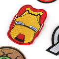Embroidery calibrated to do Iron Man Marvel Spider-Man cartoon clothing accessories embroidery cloth patch stickers affixed.