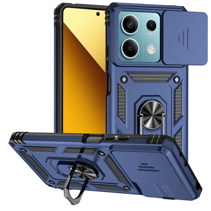 For Xiaomi Redmi Note 13 Pro 5G Case Slide Camera Protect Armor Phone Case for Xiaomi Redmi Note13 Pro 13Pro Note13Pro 5G Cover