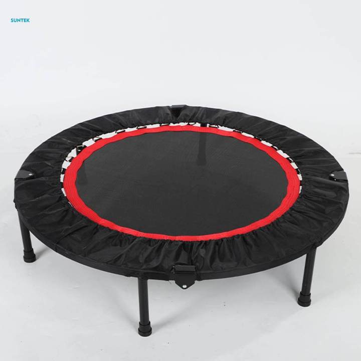 Mini Trampoline Sturdy Portable Round Trampoline Jump Bed Folding Trampoline for Adults Kids 48inch