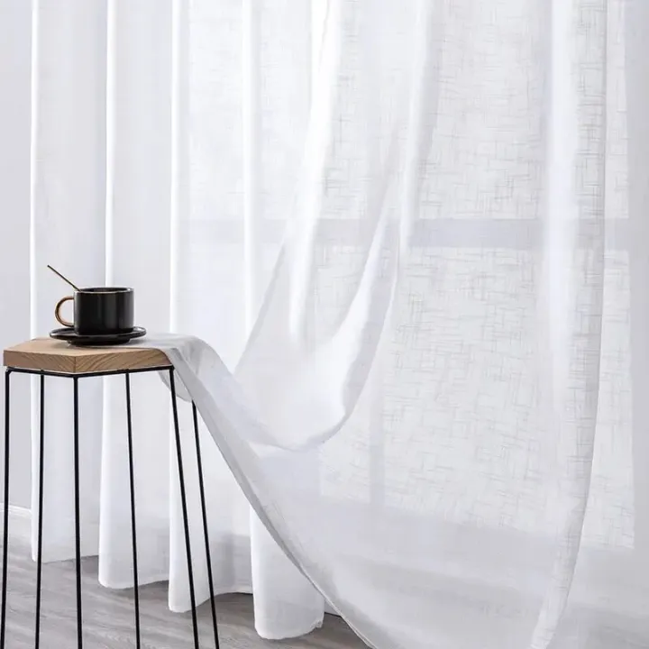 BILEEHOM%20Japan%20Style%20Solid%20Tulle%20Sheer%20Curtains%20For%20Living%20Room%20Curtain%20White%20Yarn%20Thicken%20Cotton%20And%20Linen%20Simple%20Tulle%20Curtain%20-%20Image%207