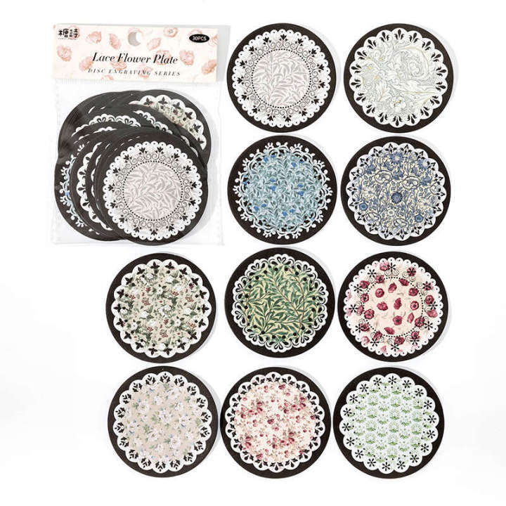 Sugar%20Poetry%20Disc%20Engraving%20Series%20Sticker%20Pack%20with%20Cloth%20Pattern%20Lace%20Handnet%20DIY%20Collage%20Base%20Material%206%20Styles%20-%20Image%208