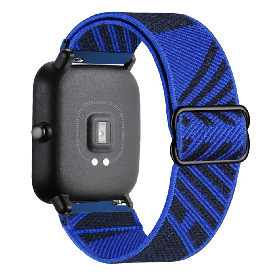 20 Mm Nylon Armband Für Amazfit GTS, GTR, Bip & Viele Smartwatches – Dehnbar, Bequem, Atmungsaktiv