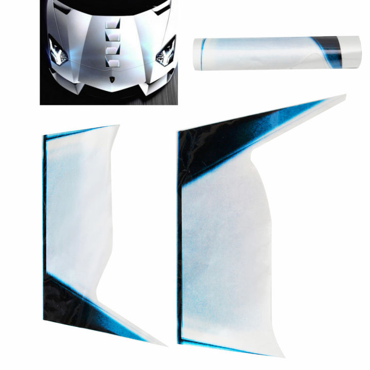 Serviceable Car Hood Vent Body Pannel Decorative Self Adhesive Stickers Decal Emblem PVC 310mmx200mm