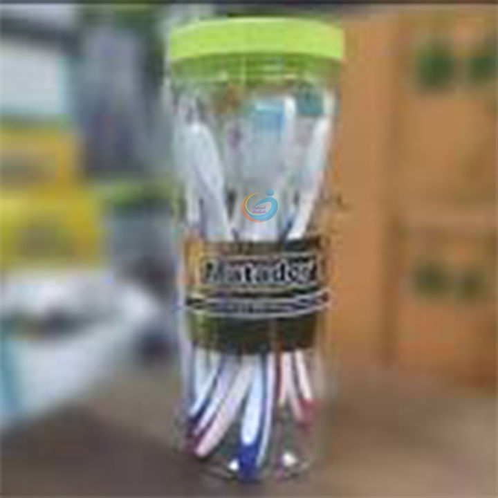 Soft ToothBrush With Cap- 1 Jar -12 Pcs