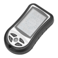 LCD Digital Compass Outdoor Hiking Multifunctional LCD Compass Altimeter Black 1Pcs.