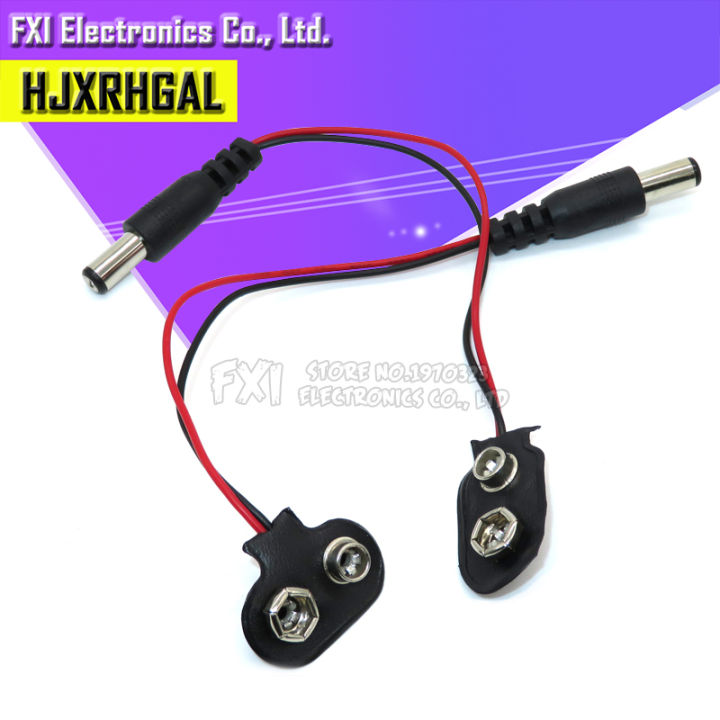 10PCS 90 DC 9V Battery button power plug for Arduino Mega 2560 1280 UNO ...