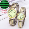 Factory direct supply xapwv casual digital glow-in-the-dark elderly watch elastic band couple watch women's can be made as a logo male. 