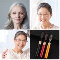 Fold Reading Glasses Metal Frame Ultra-light Men Women Reading Glasses Portable Mini Reading Presbyopia Eyeglasses With Box.