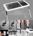 Laptop Table with Cooling Fan plastic folding table. 