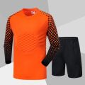 Men's Soccer Goalkeeper Jersey 19/20 Survetement Football Kit sports suits Goal Keeper Uniform Training Pants Doorkeepers Shorts. 