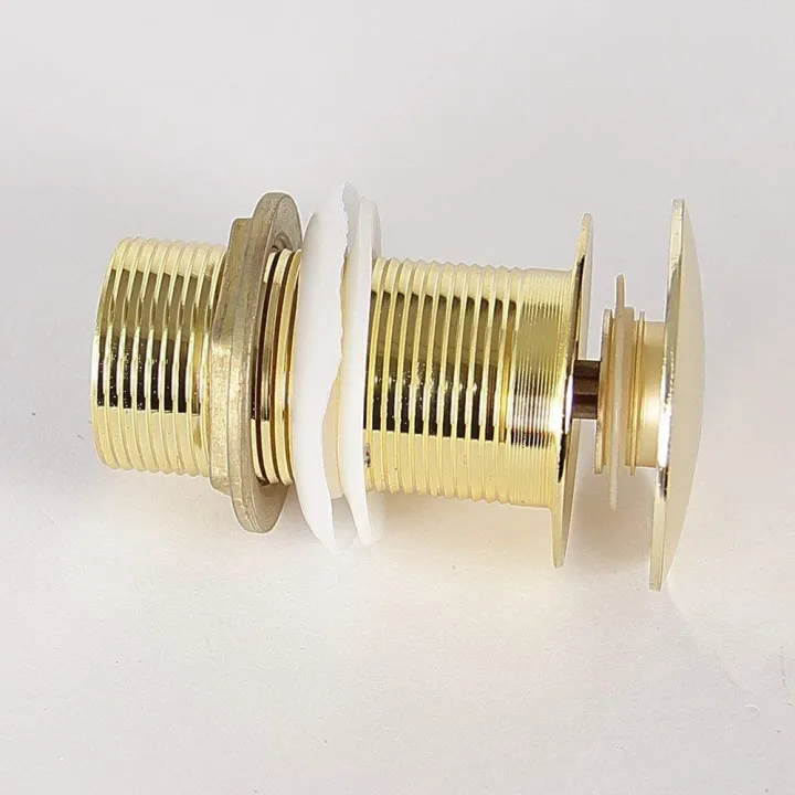 Golden%20Basin%20waste%20push%20system/%20Brass%20Material%20Pop%20up%20Basin%20Waste/%20Brass%20Full%20Thread%20Gold%20Pop%20Up%20Waste%20Coupling%2032%20MM%20(4",%20Brass%20Top)%20-%20Image%203