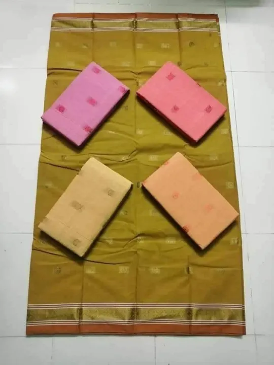cotton%20sharee%20for%20middle%20age%20woman%20multicolor%20-%20Image%203
