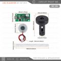 USB Mini Humidifier DIY Kit – 5V Ultrasonic Mist Maker with Driver Circuit Board for Fogger & Atomization. 