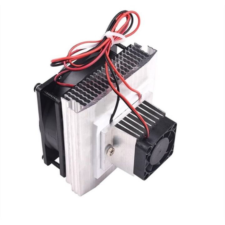 DIY Thermoelectric Refrigeration Cooling System Semiconductor Cooler Conduction Module+Radiator+Cooling Fan+TEC1-12706