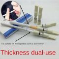 Smokingg Pipe Cigarettee Filter Holder Multi-Filtering to Reduce Tar and Smokee Stains Portable Reusable Food Grade Plastic, Suitable for Regular and King Size Cigarettee. 