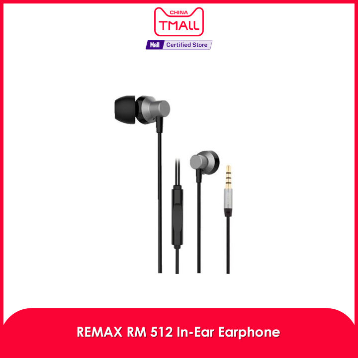 REMAX RM 512 High Performance Wired In Ear Earphone Stereo with Mic 3 ...
