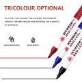 Red Leaf Permanent Ink Marker No:707 (Black, Red, Blue).