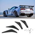 Car Rear Bumper Air Diffuser Fin Spoiler for Chevrolet Corvette C7.