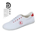 Factory Direct Sales Martial Arts Shoes Men's Shoes Practice Training Shoes Tai Chi Shoes Beef Tendon Sole Sports White Shoes Children Taekwondo Shoes.