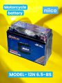 China Motorcycle & Dayang Bike Battery 12 Volt Battery Maintenance Free Model-12N 6.5-BS (12Volt 6.5 Ah)-3 Month Warranty. 