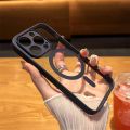 Luxury Magnetic Wireless Charge For Magsafe Case for iPhone 15 14 13 12 11 Pro X XR XS Max 7 8 Plus Shockproof Soft Bumper Cover. 