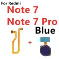 Fingerprint Sensor Flex For Xiaomi Redmi Note 7 Plus Prime Pro Home Button Back Menu Key Touch ID Finger Scanner Cable Ribbon. 