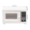 【Trick or Treat Alliance Mall】1:12 Miniatures Microwave Oven Kitchen Toys Simulation Mini Model Children Dollhouse Decoration Accessories. 